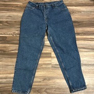 Vintage 90s Gitano High Rise Bareback Mom Jeans Sz. 18 Tapered Retro Denim